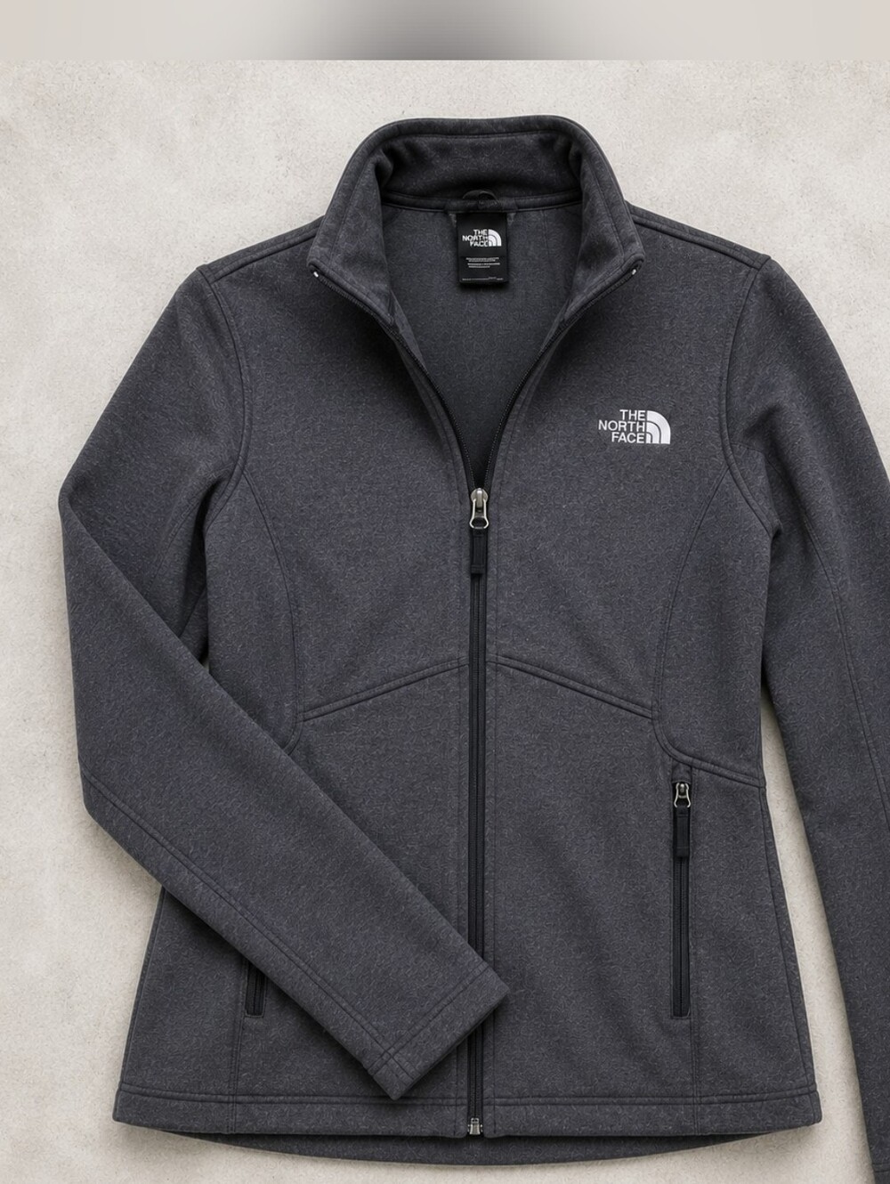 The North Face Charcoal Full Zip Soft Shell Jacket Women's Size XS